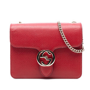 Pre-Loved Gucci Small Dollar Calfskin Interlocking G Crossbody